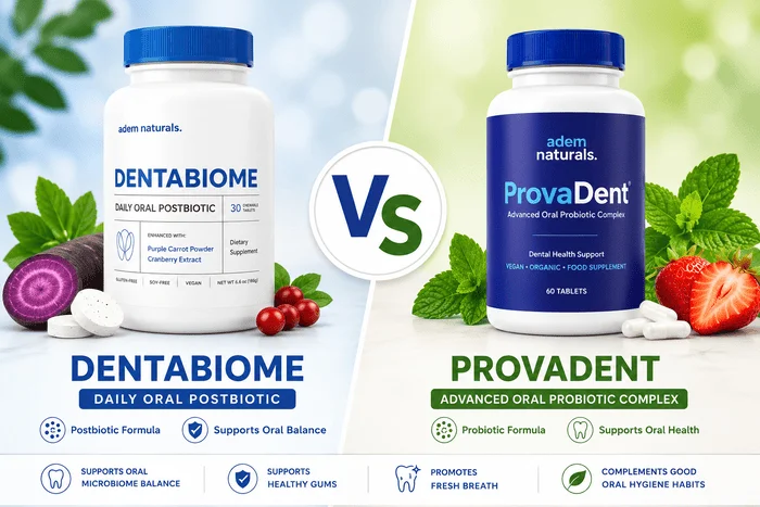 dentabiome vs provadent oral health supplement comparison